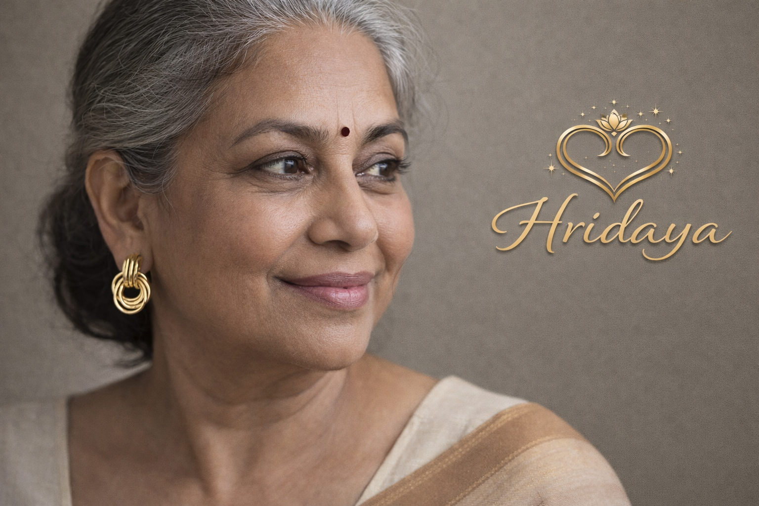 Hridaya Gold Knot Earrings – Elegant Minimal Loop Design